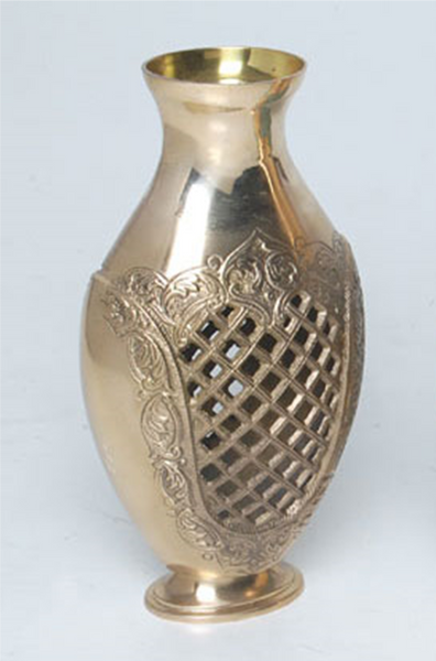 COMING SOON ...!!! Brass Flower Vases Polished 22 cm / 8.66" Style 121